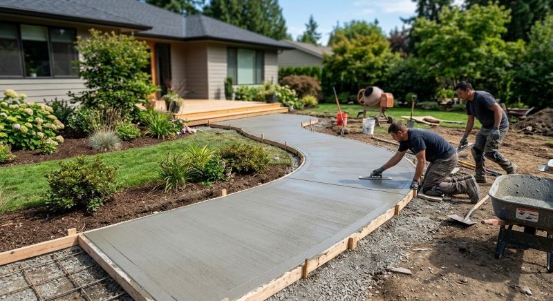 Concrete Sidewalk Installation Service
