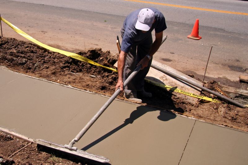 Walkway Concrete Installation